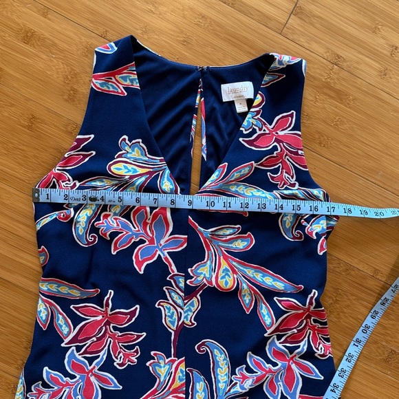 EUC - Laundry by Shelli Segal sleeveless jumper - Picture 8 of 10